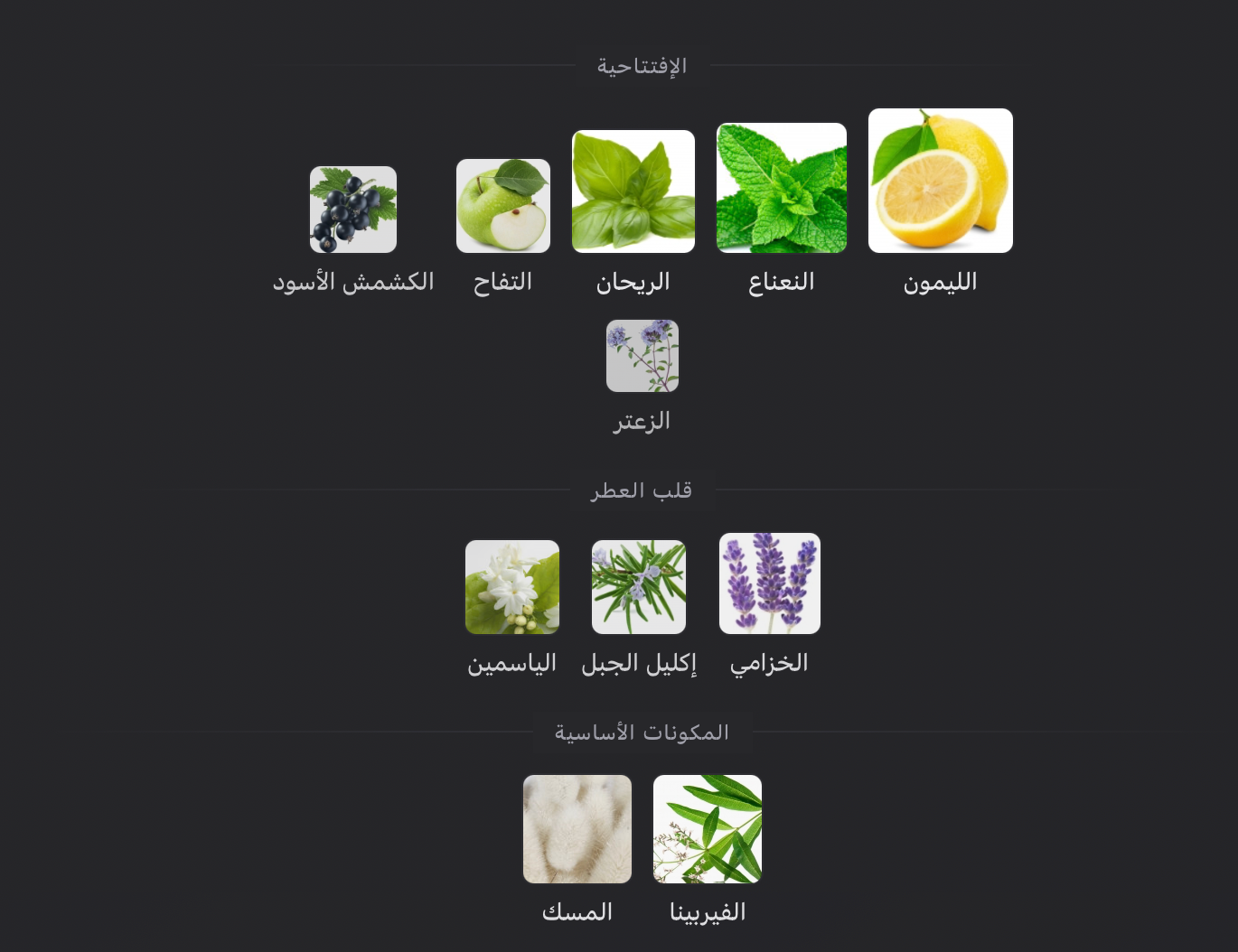 Mirsaal Valentine  إفتتاحية العطر الليمون, النعناع, التفاح